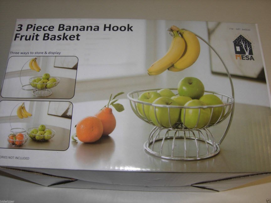 Mesa 3-pcs Banana Hook Fruit Basket – Multi-use – Nortram Retail