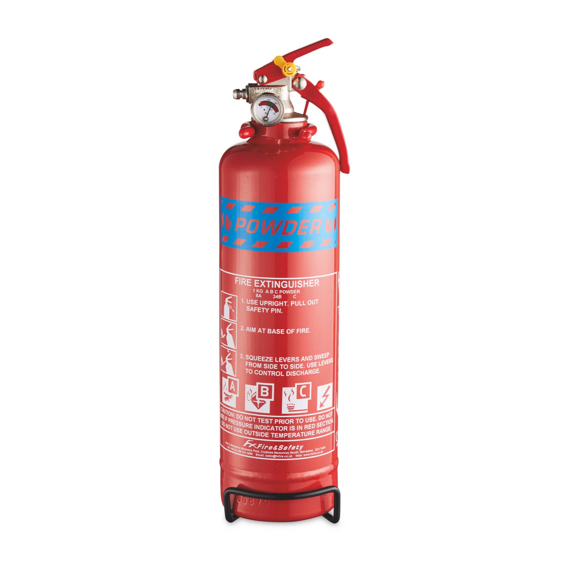 FX Class ABC Fire Extinguisher – 1kg – Nortram Retail