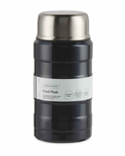 Kirkton House Food Flask, Up to 6hrs Hot/Cold -750 ml , Midnight Blue